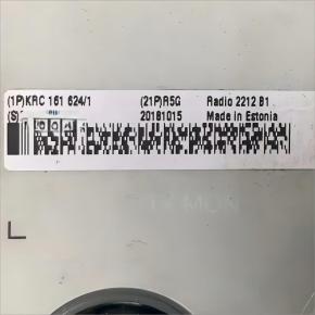 Radio 2212 B1, KRC 161 624/1
