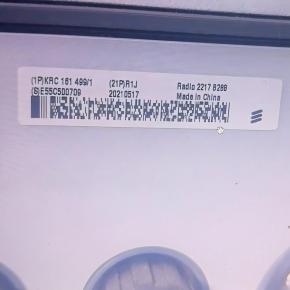 Radio 2217 B28B, KRC 161 499/1, Radio 2217B28B, KRC161499/1