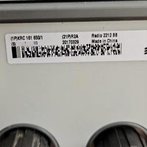 Radio 2212 B8，KRC 161 650/1，Radio 2212B8，KRC161650/1