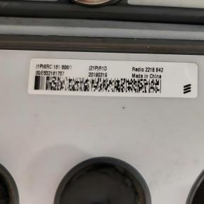 Radio 2218 B42, KRC 161 606/1, Radio 2218B42, KRC161606/1
