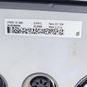 Radio 2217 B3A，KRC 161 498/1，Radio 2217B3A，KRC161498/1
