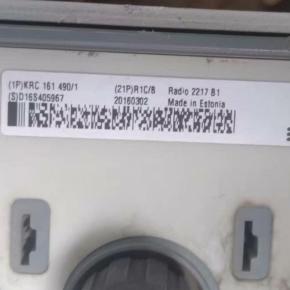 Radio 2217 B1, KRC 161 490/1, KRC 161 490/2