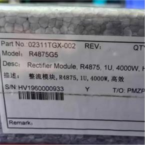 R4875G5 02311TGX-002 Rectifier Module
