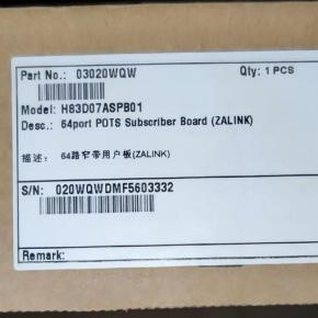 Huawei SmartAX MA5610 MA5616 MA5818 ASPB Board  03020WQW  H83D07ASPB01